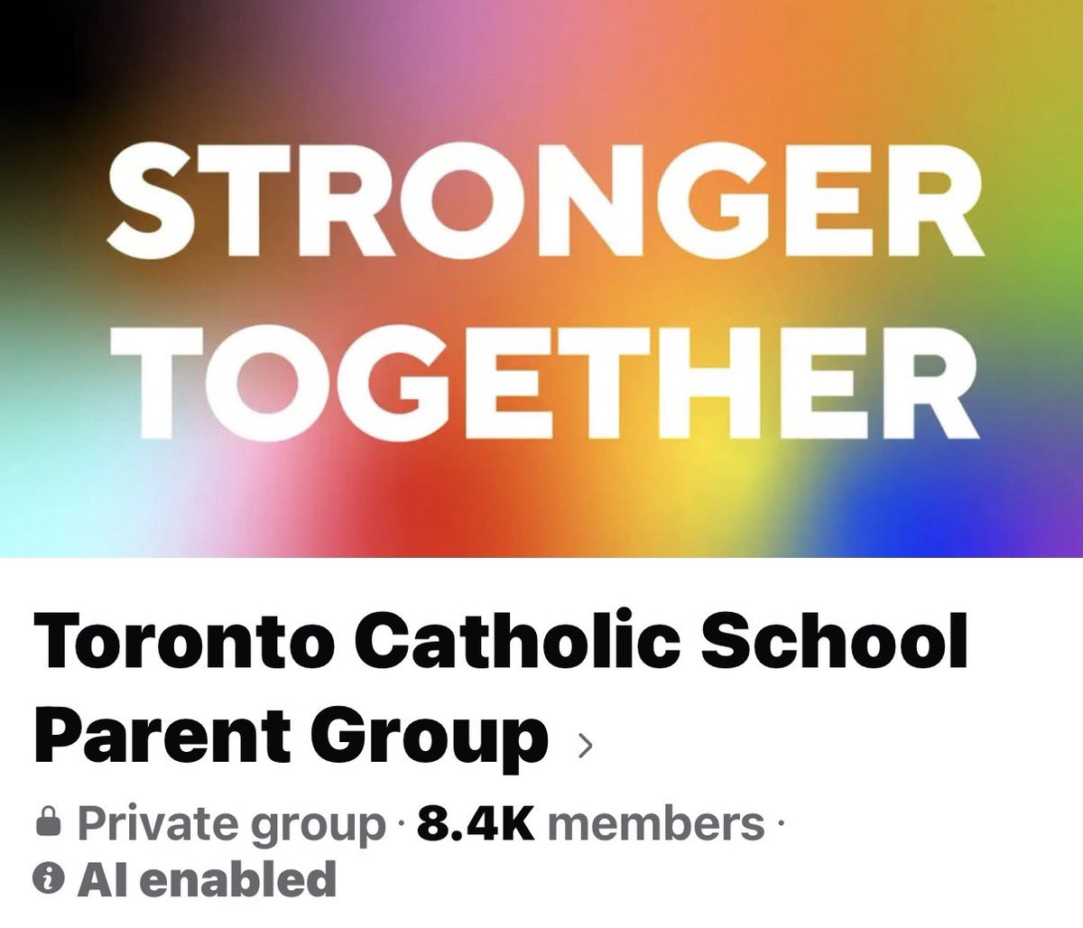 Markus4Ward2's tweet image. Join us on Facebook. 8,400+ Toronto Catholic school parents