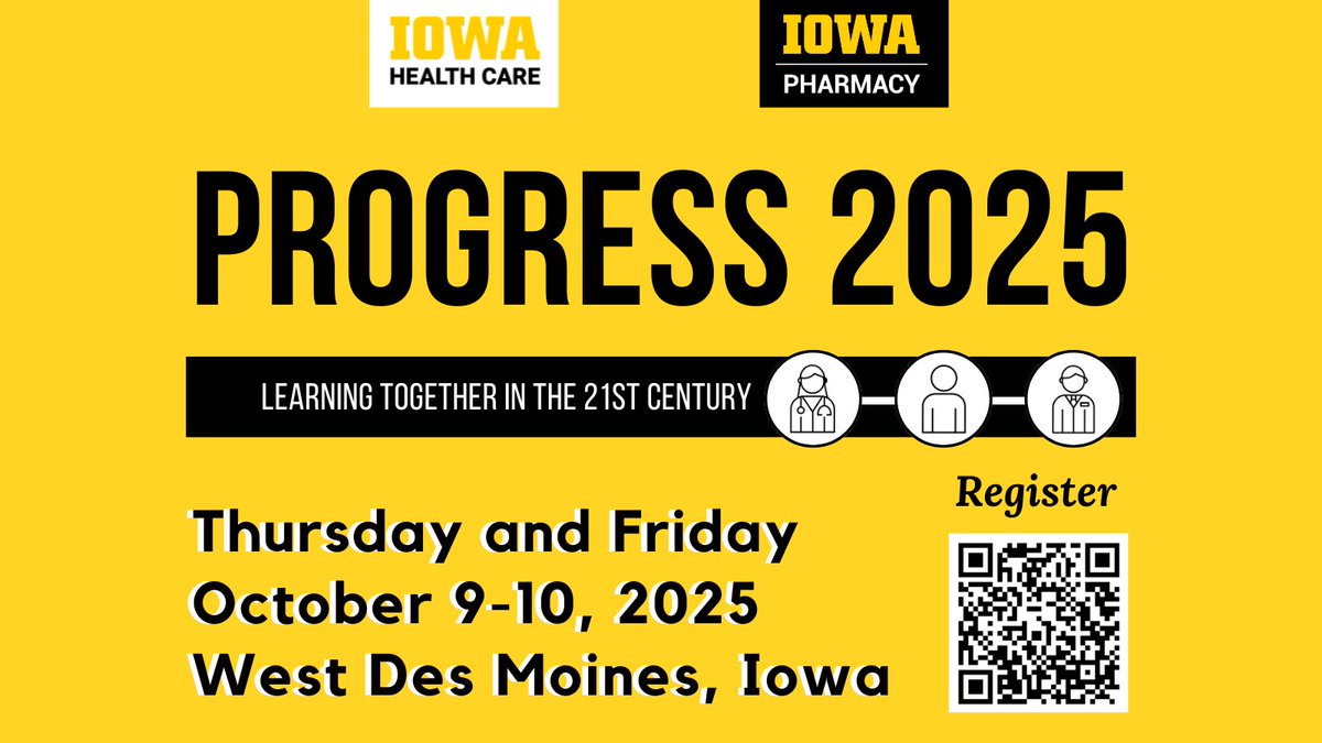 Registration is now open for Progress 2025. The conference will discuss practice changing diagnostic and therapeutic changes in a wide range of clinical medicine. CE credits available! Get the details and register at bit.ly/Progress2025Re….