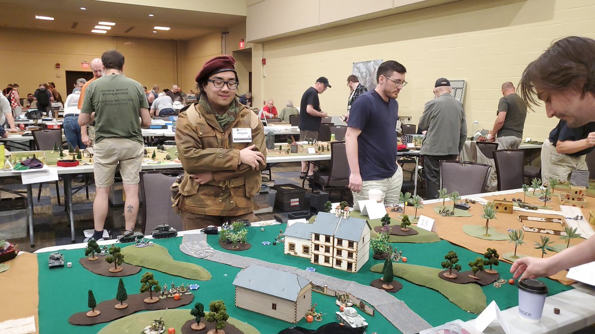 HMGS_Inc's tweet image. Three grueling rounds, fierce competition & top-tier tactics-the Bolt Action Nationals Qualifier Singles Tournament at #Historicon2025 delivered it all! Huge shoutout to TO Mike Proctor for masterfully organizing the event and keeping the action flowing. #BoltAction @WarlordGames