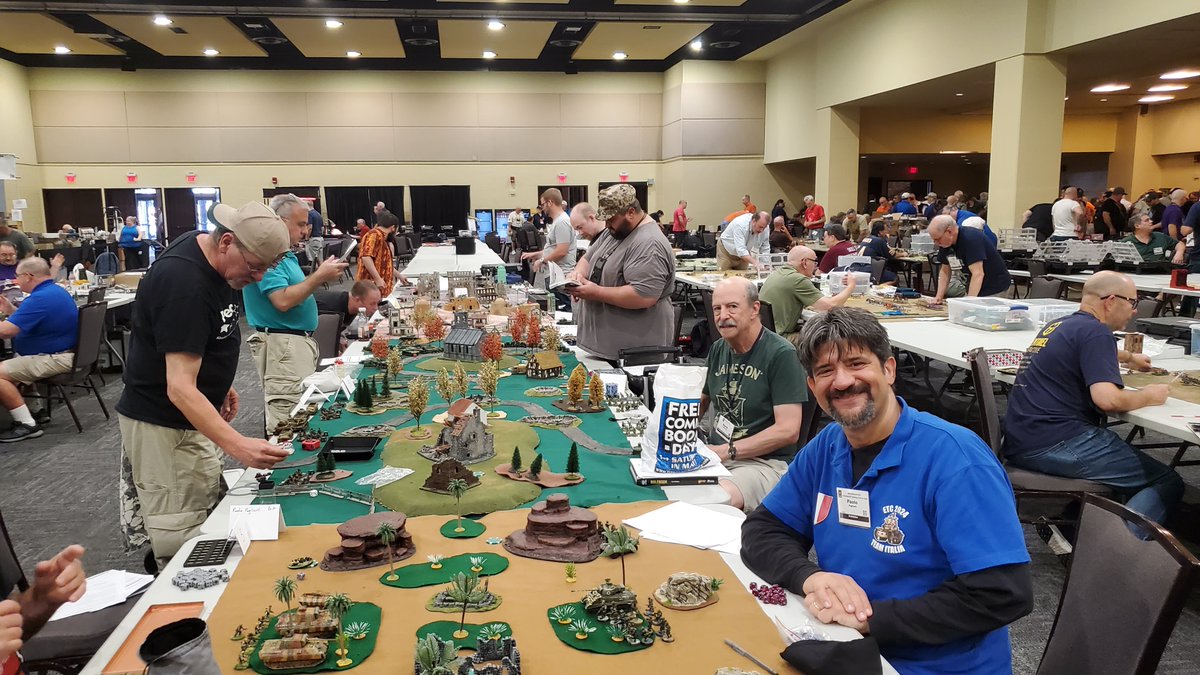 HMGS_Inc's tweet image. Three grueling rounds, fierce competition & top-tier tactics-the Bolt Action Nationals Qualifier Singles Tournament at #Historicon2025 delivered it all! Huge shoutout to TO Mike Proctor for masterfully organizing the event and keeping the action flowing. #BoltAction @WarlordGames