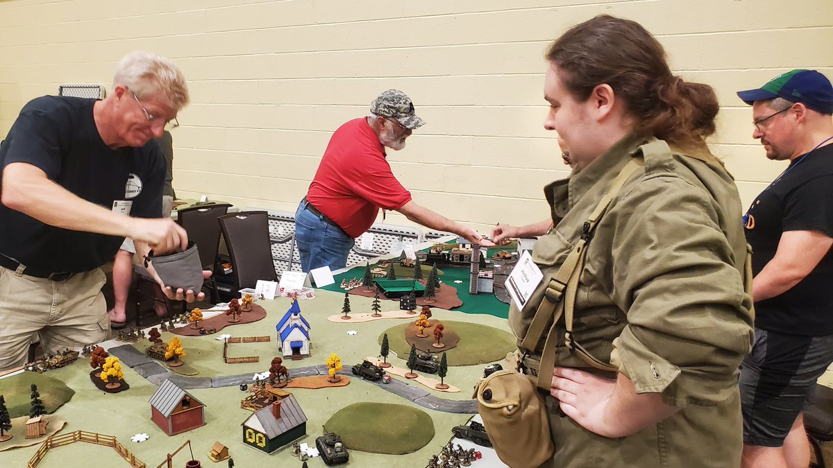 HMGS_Inc's tweet image. Three grueling rounds, fierce competition & top-tier tactics-the Bolt Action Nationals Qualifier Singles Tournament at #Historicon2025 delivered it all! Huge shoutout to TO Mike Proctor for masterfully organizing the event and keeping the action flowing. #BoltAction @WarlordGames