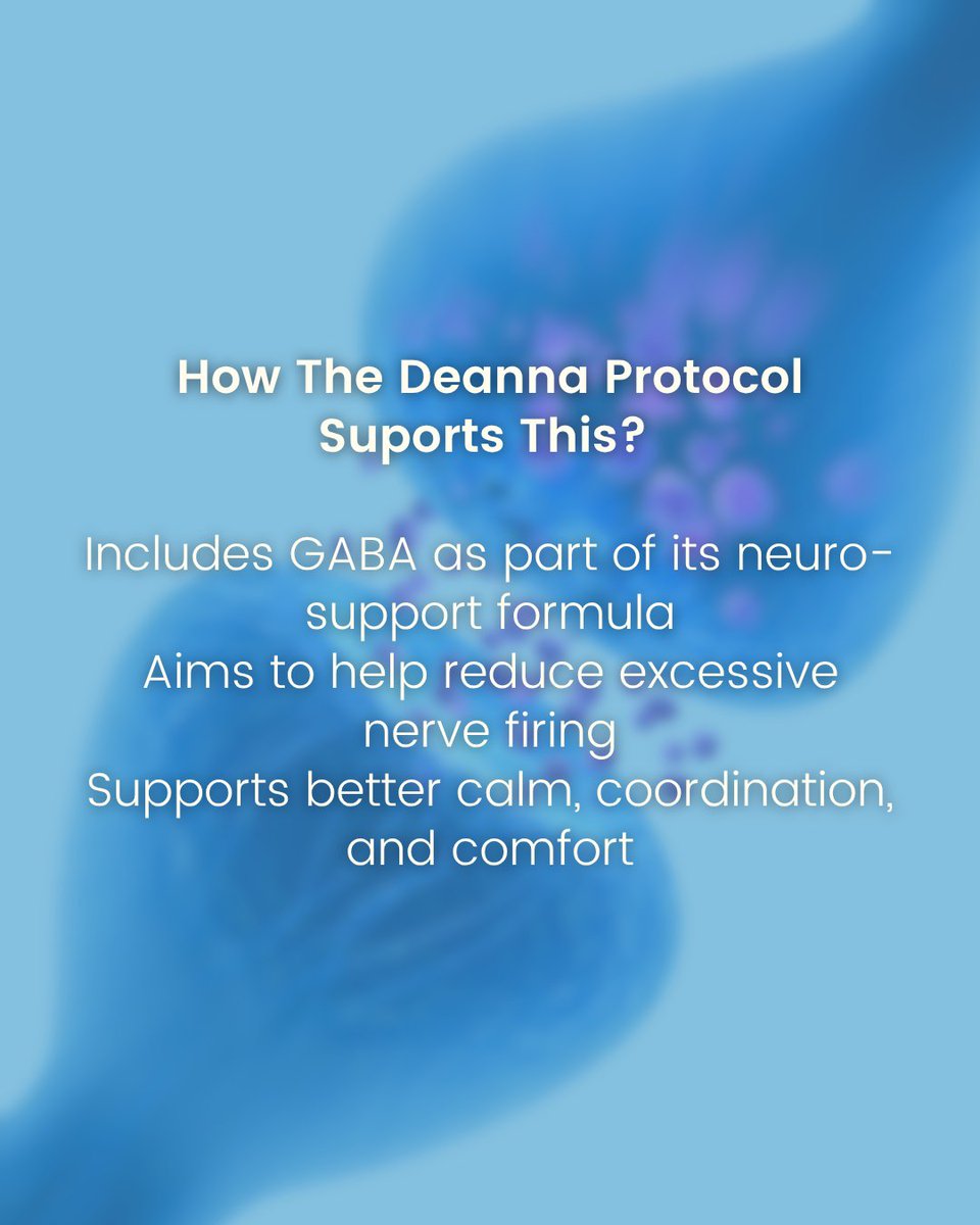 GABA is your nervous system’s natural brake pedal — and it matters.
In ALS, regulating nerve overstimulation is crucial. That’s why GABA is included in The Deanna Protocol!
#GABA #NeuroSupport #ALS #Science #DeannaProtocol