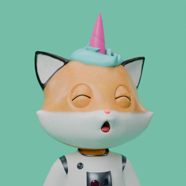 My unicorn Horn Foxy in 3D looking insane 🧡 

Shoutout to <a href="/mmwalk/">mm</a> for his amazing work 

<a href="/foxyfam_/">FoxyFam 🦊</a>  are on fire 🔥

Powered by <a href="/apecoin/">ApeCoin</a> only on #ApeChain 🦍

Use your 3D files to create something dope 👇

hub.foxyfam.io