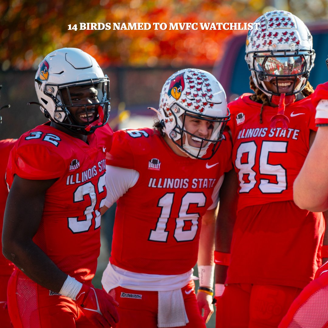RedbirdFB's tweet image. 14 Redbirds were named to the @ValleyFootball Watchlist👀
DETAILS: bit.ly/4f05yWp