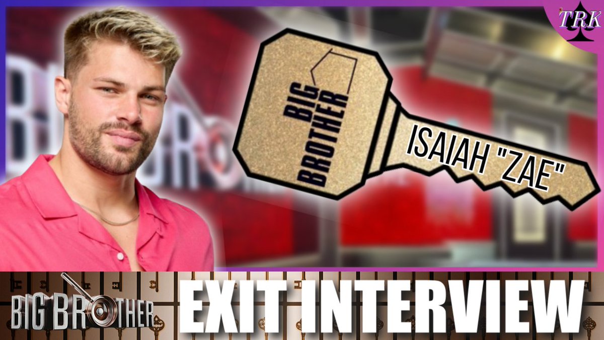 TRealityKingdom's tweet image. Our Exit Interview with Zae is premiering in 15 mins (using our very loosely here) Make sure you tune in regardless cuz were here and he gave some great answers! 💯💜#BB27 

Big Brother 27 | Isaiah &quot;Zae&quot; Frederich Exit Interview youtu.be/ZFvkTy6tQFo?si… via @YouTube