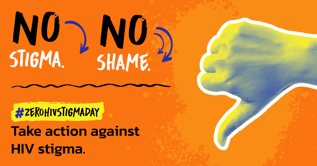 Bouncetozero's tweet image. This #ZeroHIVStigmaDay, we’re standing up for a future where no one is held back by myths or harmful attitudes.
Stigma makes it harder for people to get tested, access care, and live well. Let’s build a community rooted in support, not stigma. Learn how: bouncetozero.com