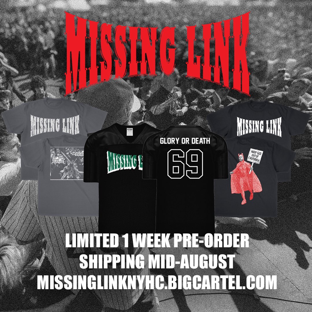 MissingLinkHC's tweet image. Whoops forgot to post here. Go buy some shit. 

missinglinknyhc.bigcartel.com