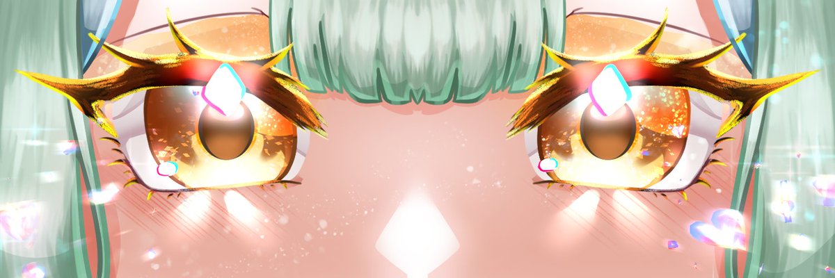Yumekowt's tweet image. Updated banner for myself!
♡ #eyebanner ♡ #vtuber ♡