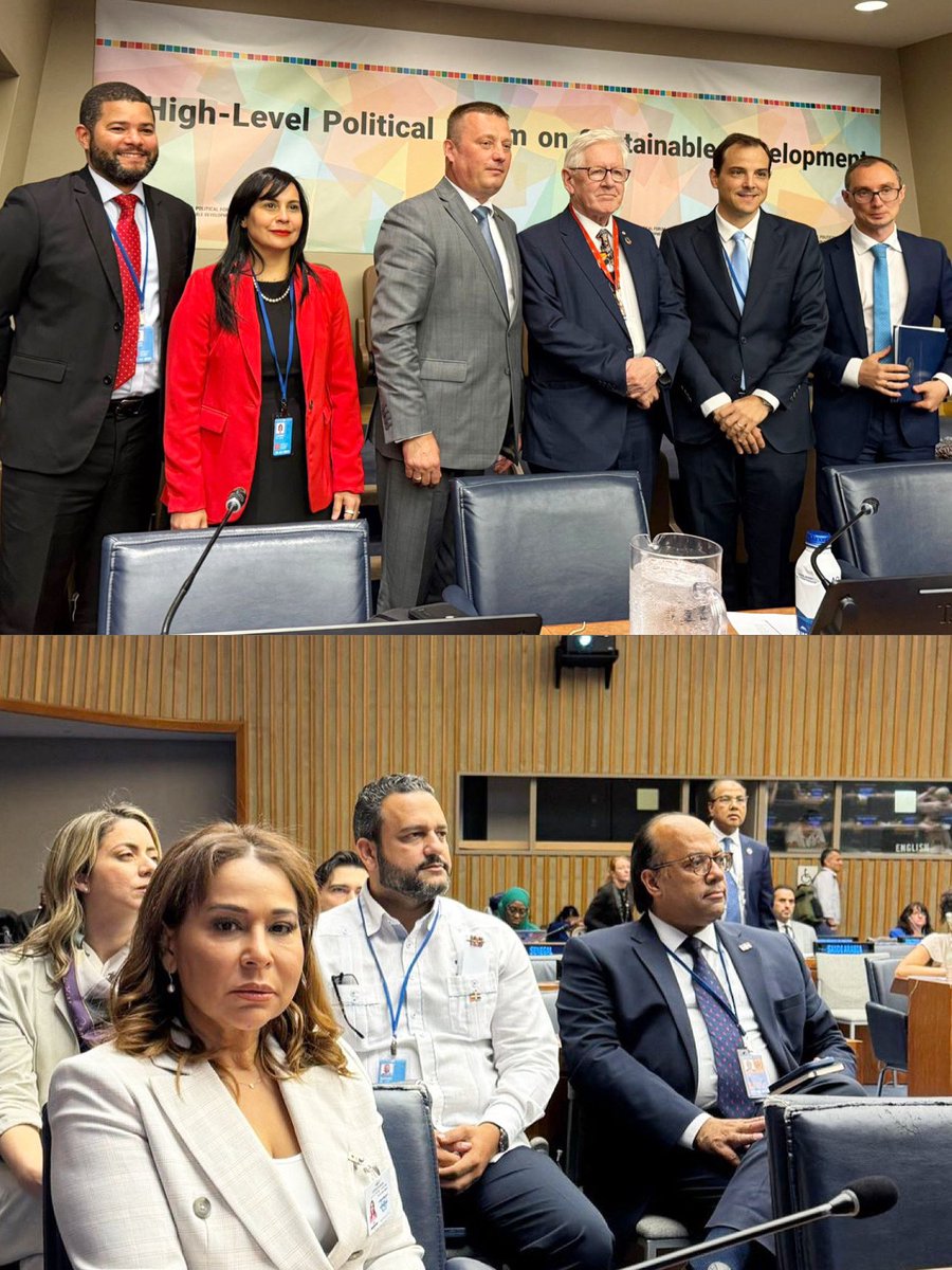 🇩🇴República Dominicana, presentó el tercer Informe Nacional Voluntario en el marco del Foro Político de Alto Nivel sobre Desarrollo Sostenible del 2025 (HLPF, por sus siglas en inglés). 

La presentación del referido informe, estuvo encabezada por los funcionarios del Ministerio