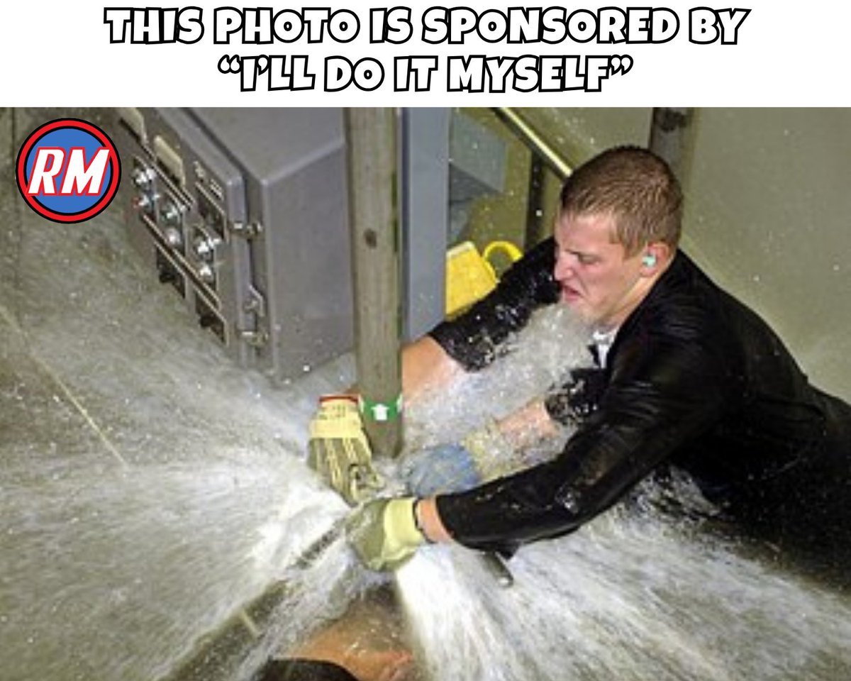 RooterManSC's tweet image. Rooter Man Monthly Memes [2]😂

Plumbing issues can cause serious problems, but we like to lighten the mood starting the week off with some humorous plumbing themed memes

#PlumbingProblems #RooterMan #PlumberHumor #BurstPipe #LeaveItToThePros #PlumbingFails #MondayMeme  #memes