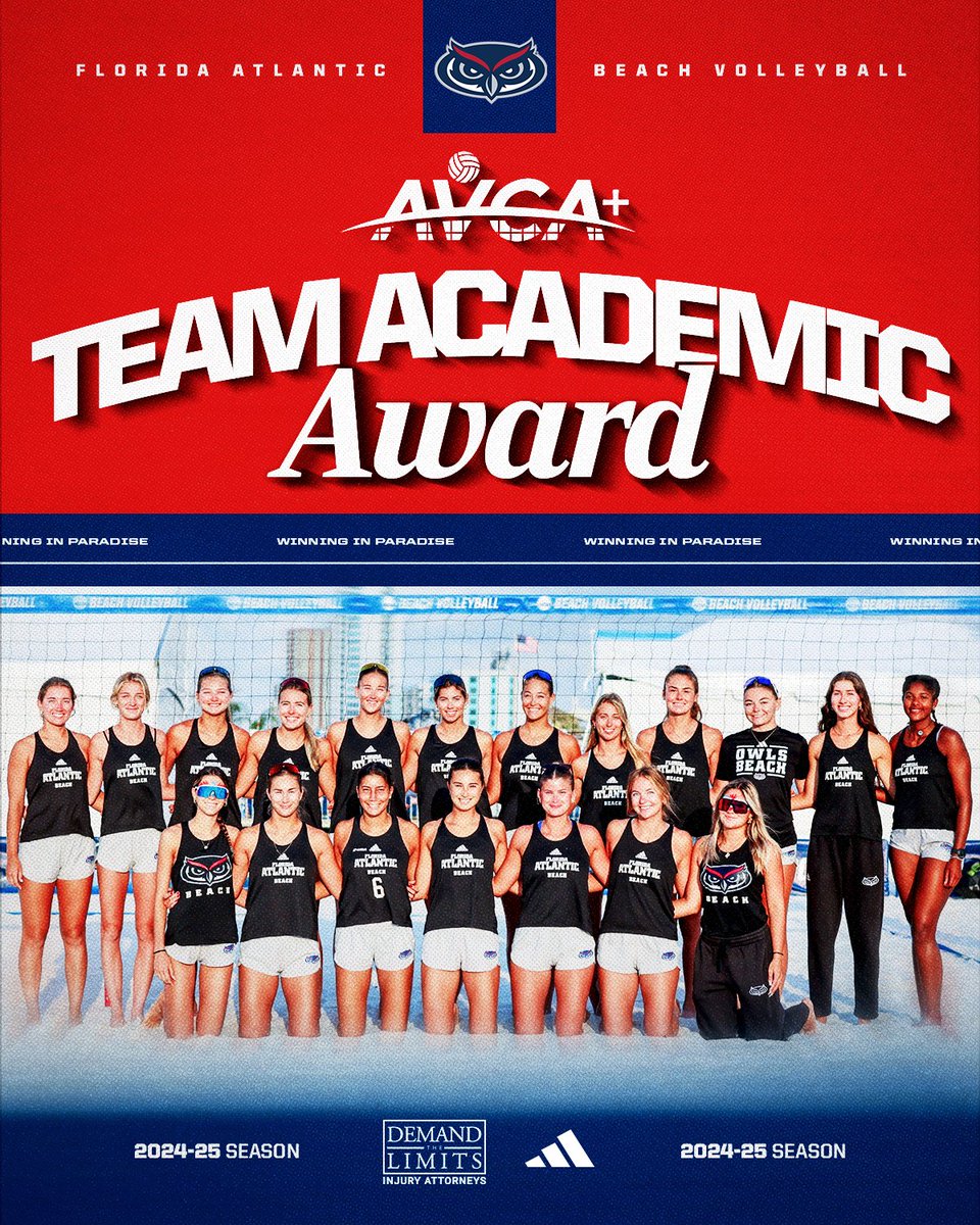 FAUBeachVB's tweet image. ππππ ππππ ππππ¦ ππππππ¦π’π ππ°ππ«π
Dominated on the sand and in the classroom π
π° tinyurl.com/cbza7jym
#WIPποΈ