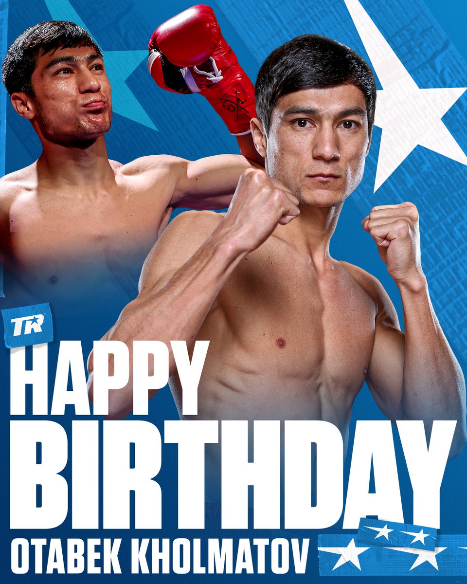 trboxing's tweet image. Happy birthday to #TopRank Featherweight, Otabek Kholmatov 🇺🇿