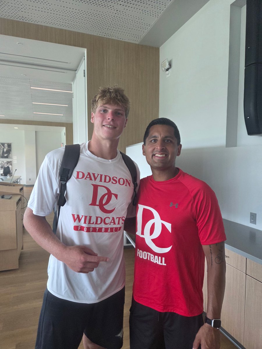 MatthewPay33714's tweet image. I had a great camp @DavidsonFB! Thank you @CoachQSuber for the invite and for a great day and tour. @WandoHSFootball @CoachNic2336 @CoachPerrin61