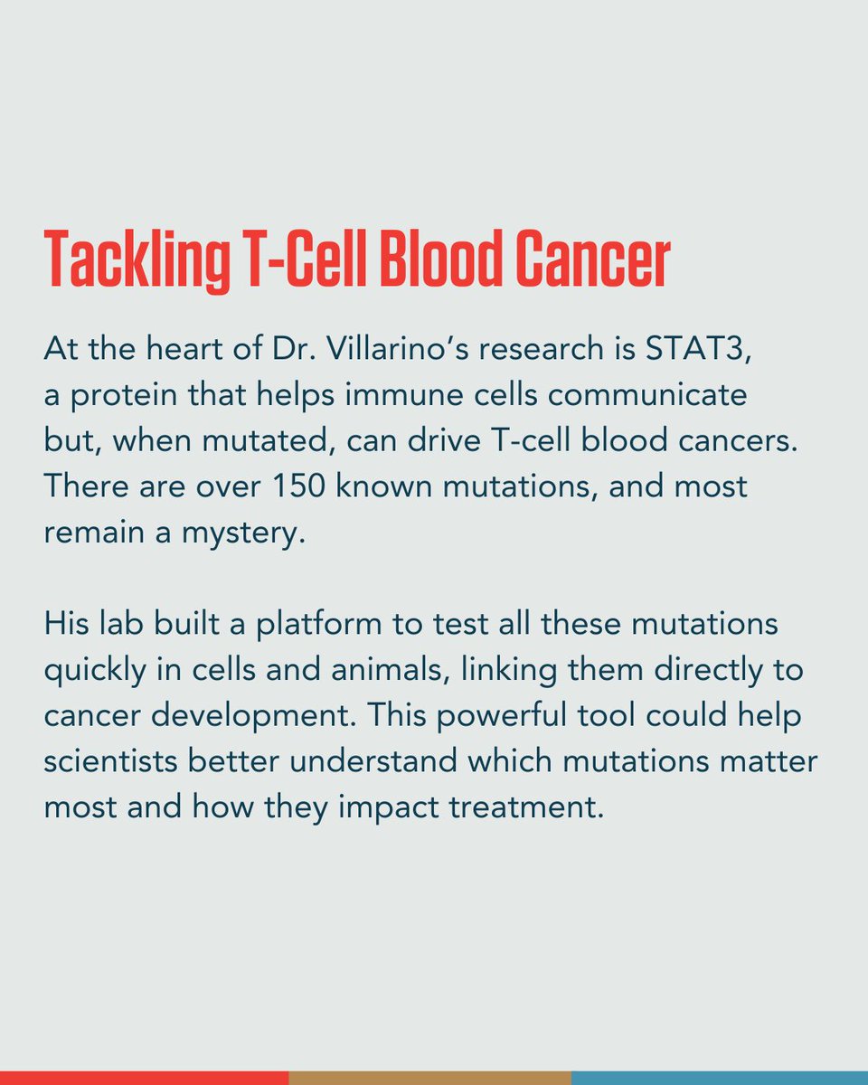 TheVFoundation's tweet image. Dr. Alejandro Villarino was inspired by Jim Valvano’s ESPYS speech as a teen.
Now, his cancer research @SylvesterCancer has built a powerful platform that could transform treatments. @univmiami @TackleCancer
📖 Read his full story: v.org/story/full-cir…