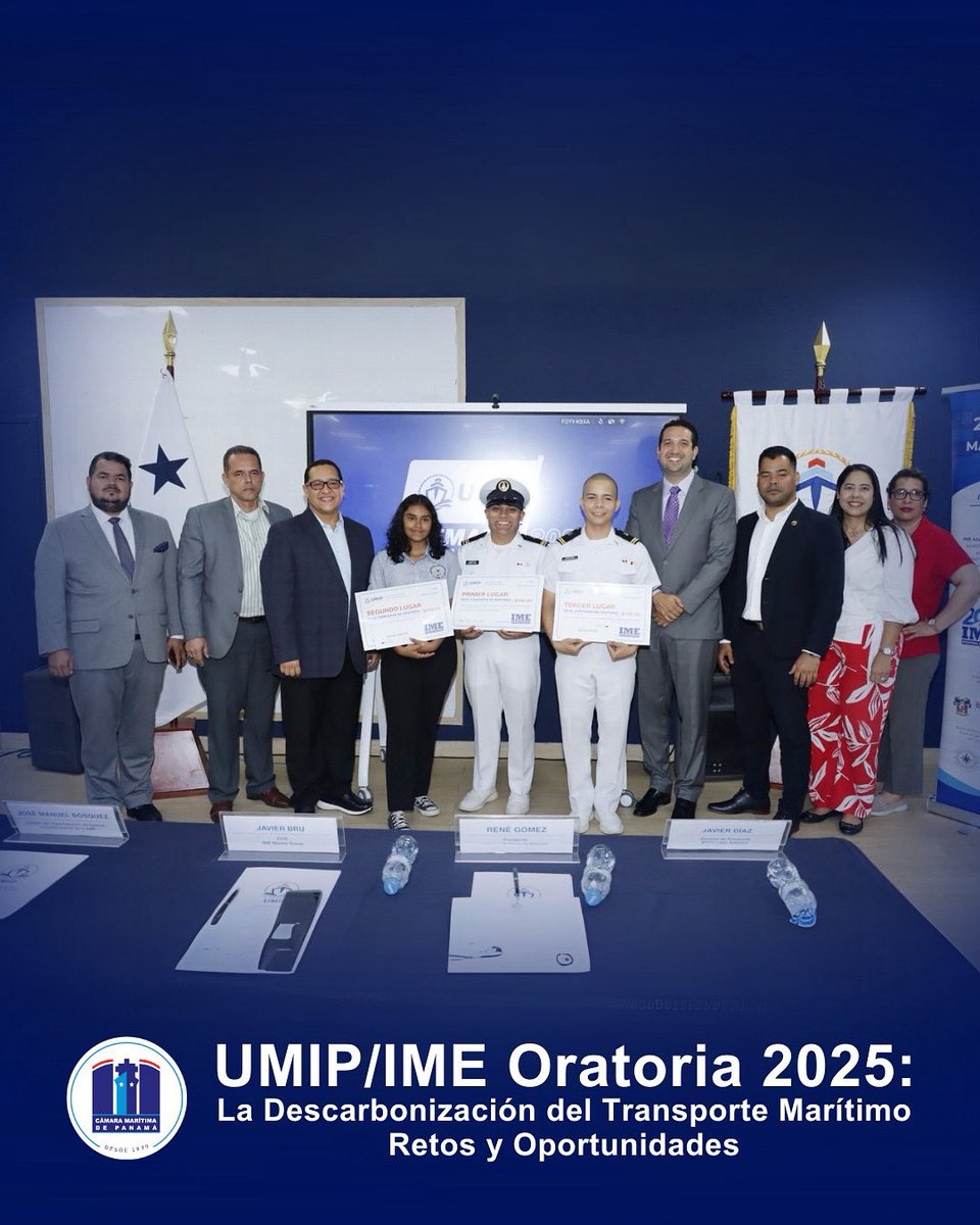 El presidente René Gómez participó en el Concurso de Oratoria de la UMIP, enfocado en la descarbonización del transporte marítimo.

Reiteramos nuestro compromiso con el desarrollo sostenible y la formación de nuevas generaciones.
#CMP #UMIP #EducaciónMarítima #Sostenibilidad
