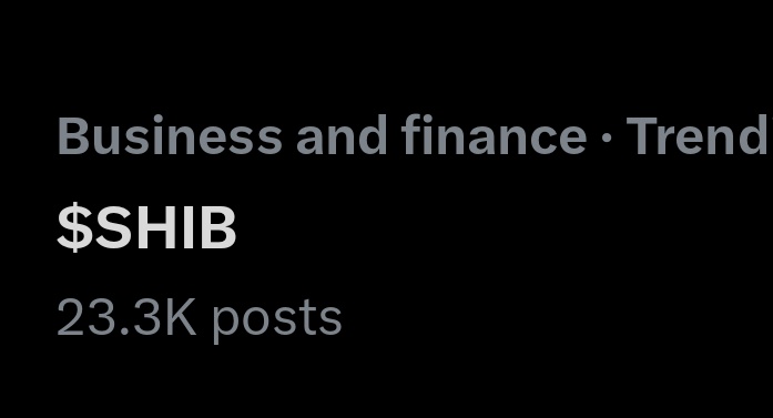 $SHIB is trending with 23.3K Posts.
Keep it up #SHIBARMY
👀👀👀👀👀👀👀👀👀