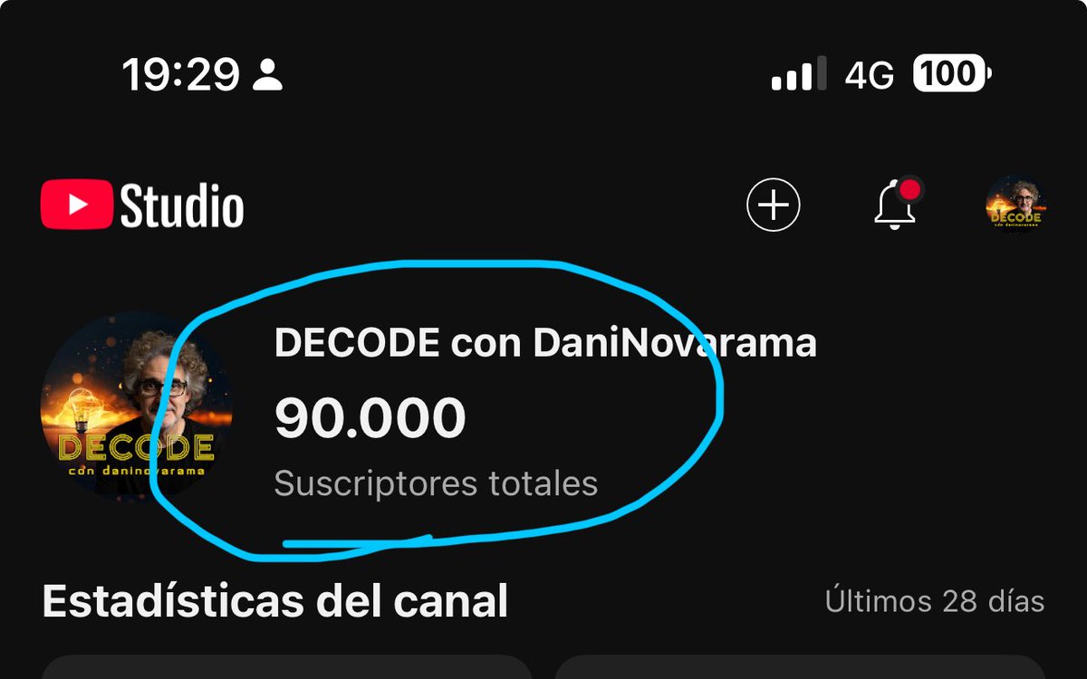 DaniNovarama's tweet image. Muchas gracias. A los 90.000. Y a los millones que habéis visto videos de DECODE. Seguimos creciendo, trabajando y soñando! youtube.com/@daninovarama?…