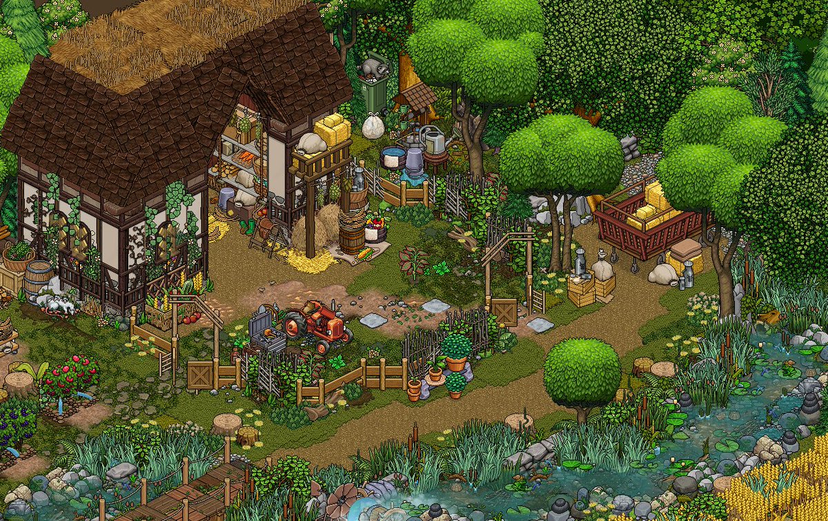 Countryside Farm 
#siribuilds | Built in #habboonpw 🌿