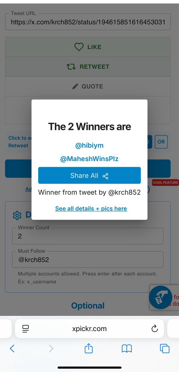 krch852's tweet image. Giveaway winners 🏅
Congrats to @hibiym and @MaheshWinsPlz Please DM ME to receive your codes you guys have 24H to DM ME and redeem code other than that reroll.
GGs 🔥😁.
