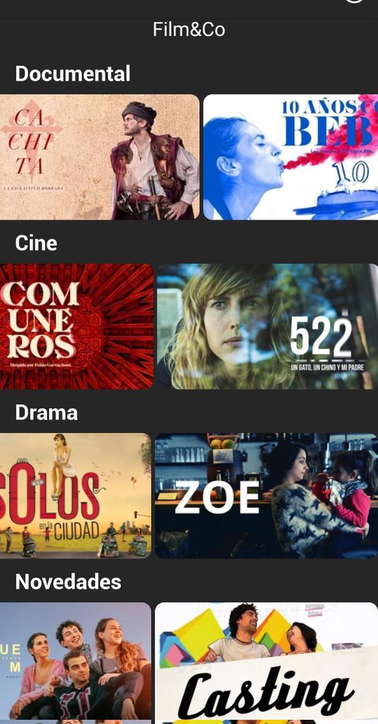 Puedes ver nuestro catálogo gratis con publicidad en directo o bajo demanda en Film&amp;CoTV by <a href="/TivifyES/">Tivify</a>