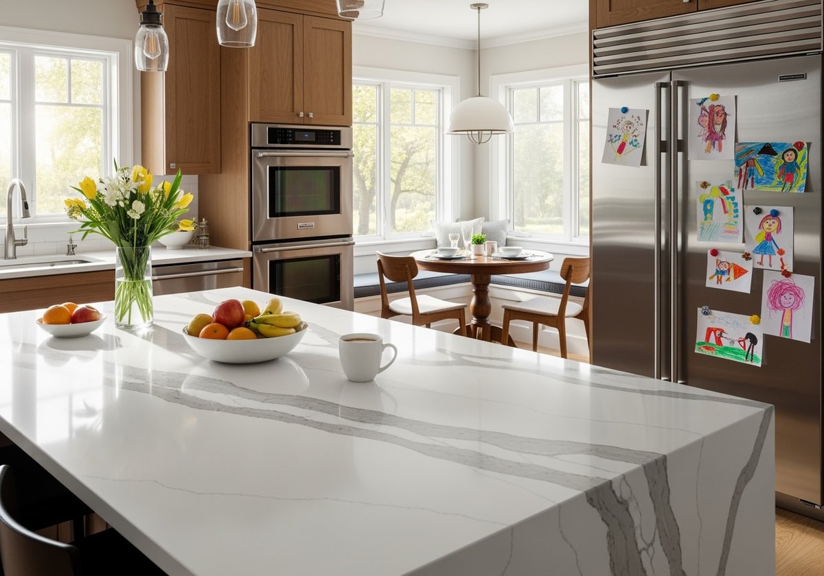 dfwStoneWorks's tweet image. When your countertops have more personality than your morning coffee! ☕️😄

These beautiful patterns don't just look amazing - they're practically indestructible too! This surface can handle it all while looking absolutely gorgeous.

📞214-447-7333

#RyanMorganRES #DFWStoneWorks