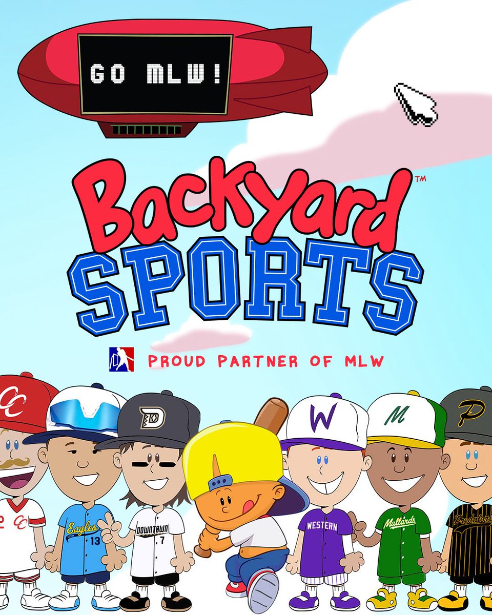 MLWWiffleBall's tweet image. The PERFECT partner for us.
MLW has been teaming up with @_BackyardSports all season long, and we just launched our very first collab t-shirt!
11 cartoon versions of MLW players alongside Pablo Sanchez, doesn’t get much better than that. 🐐
🛒: mlwmerch.com