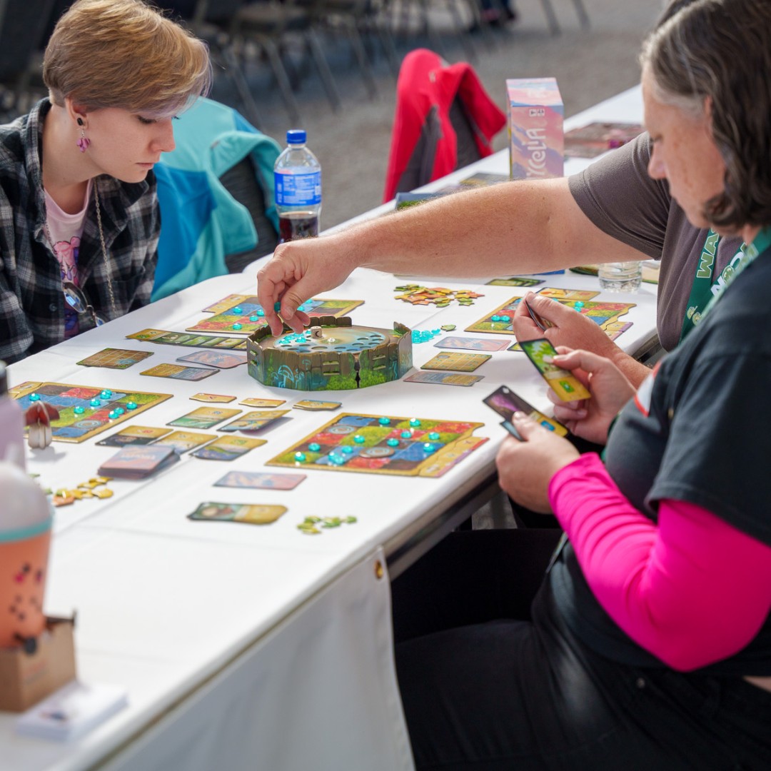 🎲✨ Tabletop gaming at WasabiCon is more than just rolling dice, it's about making connections! Pull up a chair, bring your best competitive spirit, and discover a community that plays together and stays together! 🃏💥