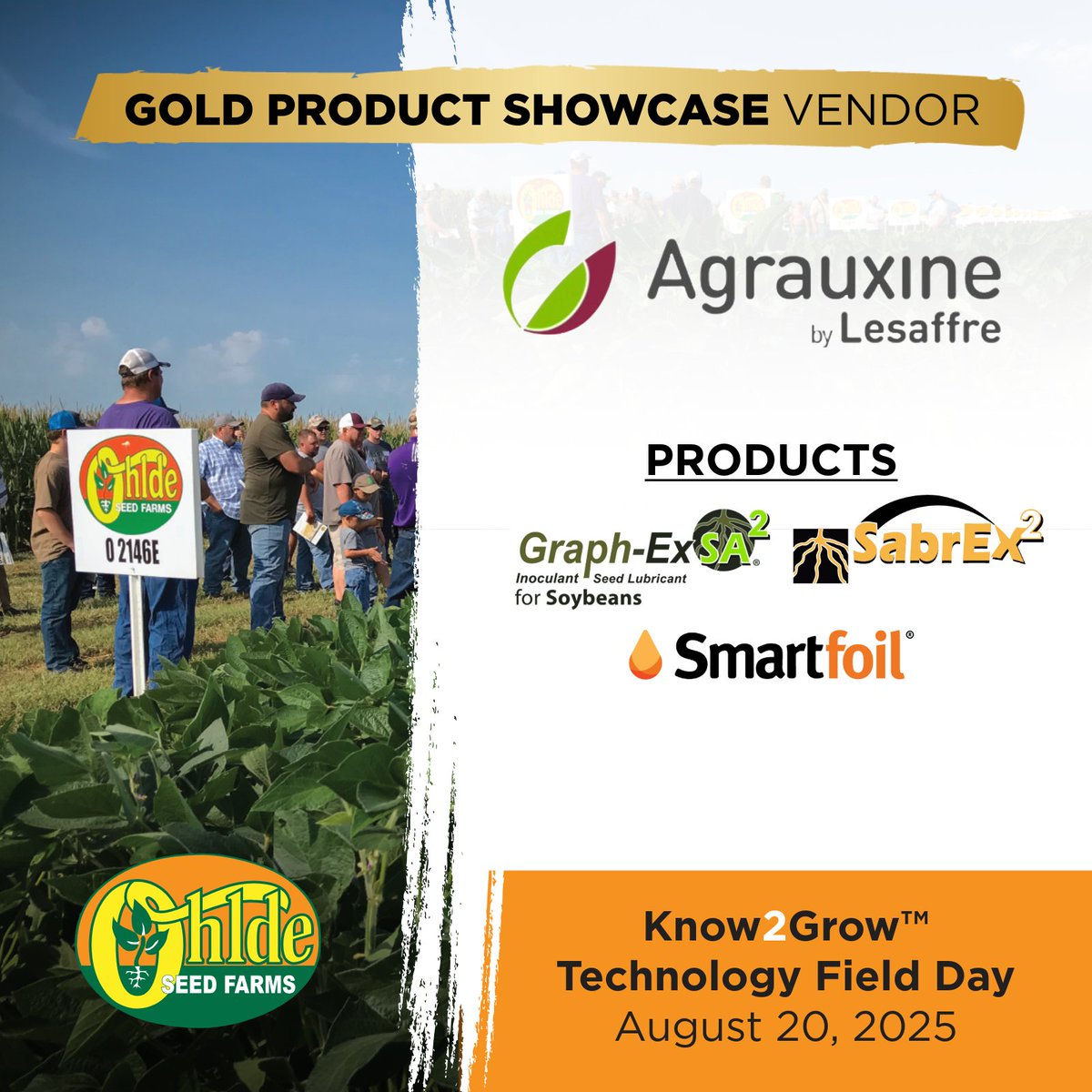 Excited to feature Agrauxine in our Gold Product Showcase at Know2Grow™ Field Day! 🌾
See their products in action + meet the team.

🎥 Watch what makes Field Day such a valuable experience:: bit.ly/4kBDqKf