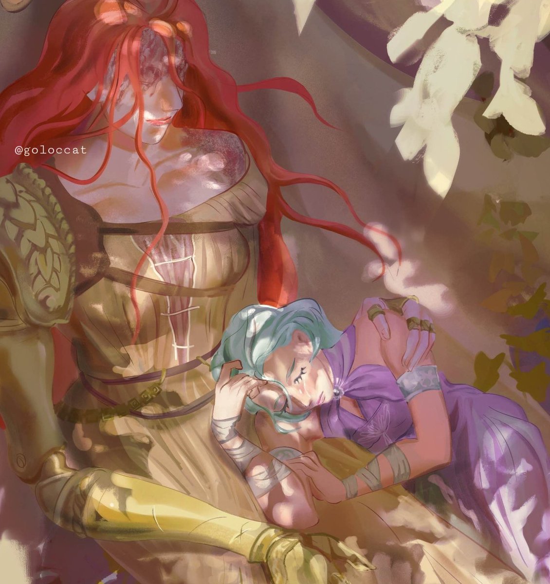 goloccat's tweet image. Oh to be comforted by Malenia...
#ELDENRING #tarnished