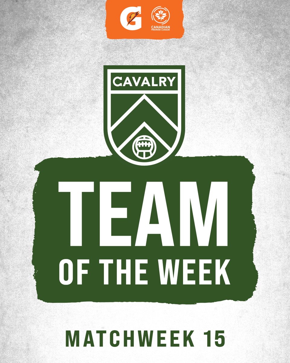 CPLCavalryFC's tweet image. 🔥 TEAM OF THE WEEK! 🔥
Shoutout to our very own Fraser Aird on being named to the @GatoradeCanada Team of the Week!
Rock solid at the back — well deserved, Fraser! 👏
#GatoradeTeamOfTheWeek | #CavalryFC |
