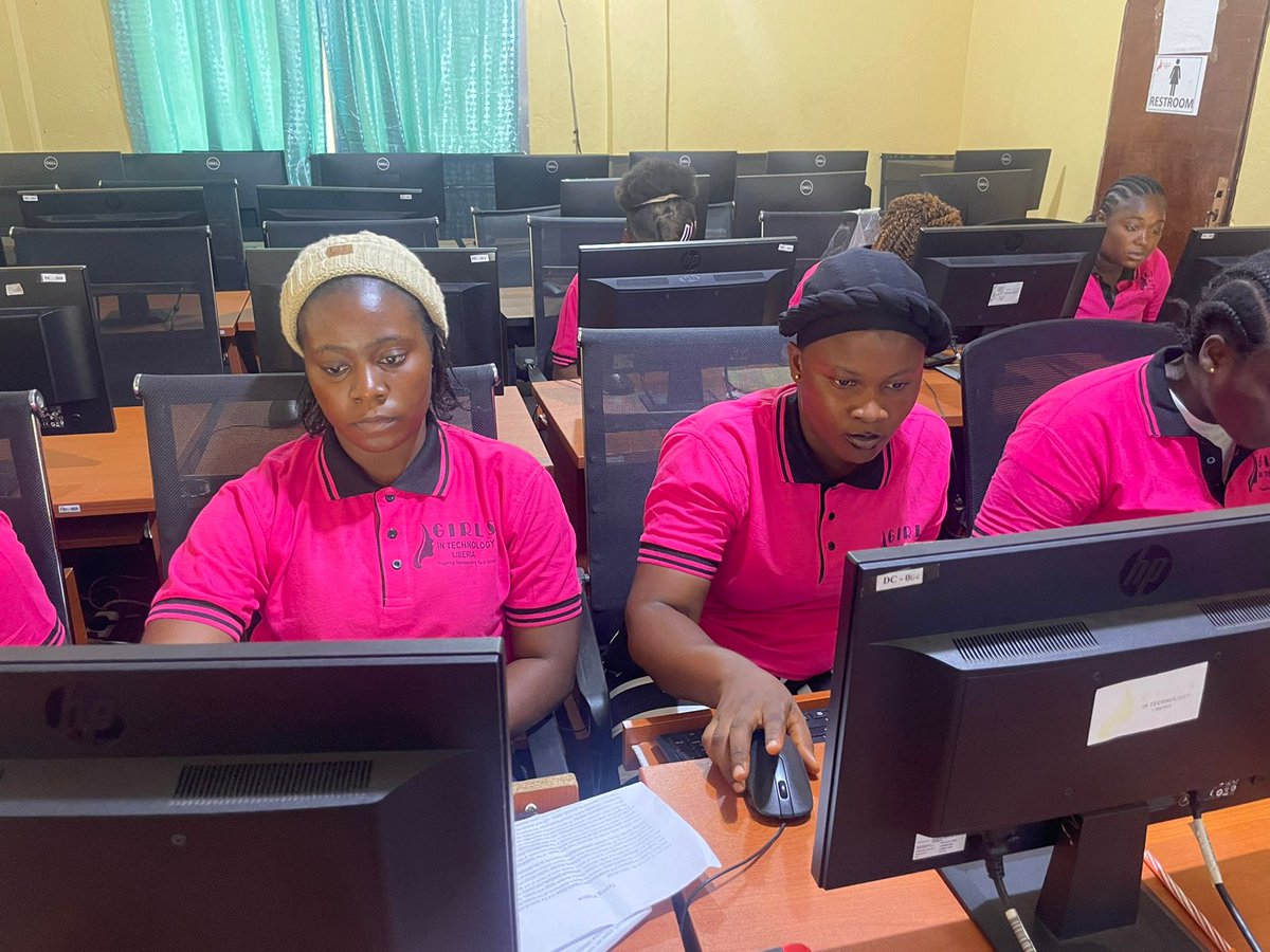 GITLib's tweet image. 🖥️ GITL’s Batch 19 continues their Basic Computer 102 with typing practice!
Trainees are applying letters, numbers &amp;amp; symbols as their skills improve.
Proud of their growth &amp;amp; commitment to tech! 💪✨

#GITLLiberia #Batch19 #TypingSkills #WomenInTech #DigitalEmpowerment