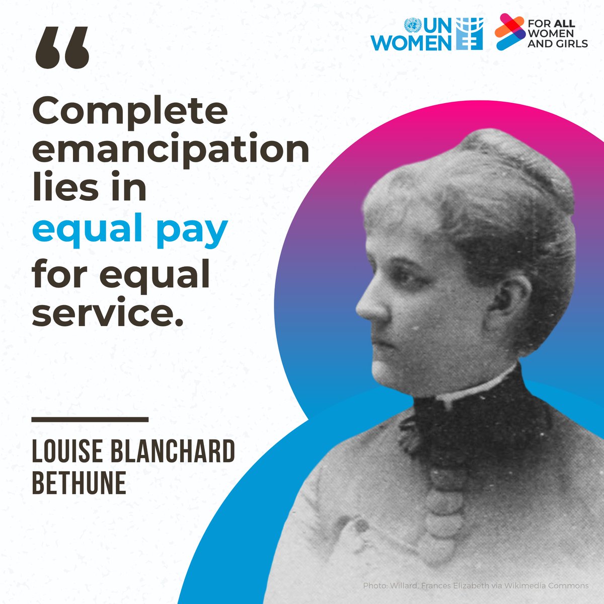 UN_Women's tweet image. Today we remember Louise Blanchard Bethune #BornOnThisDay, who was the first American woman to become a certified architect. 👷♀️
Her persistence and success in a male-dominated world continue to inspire us.
We thank her for paving the path for women in architecture.