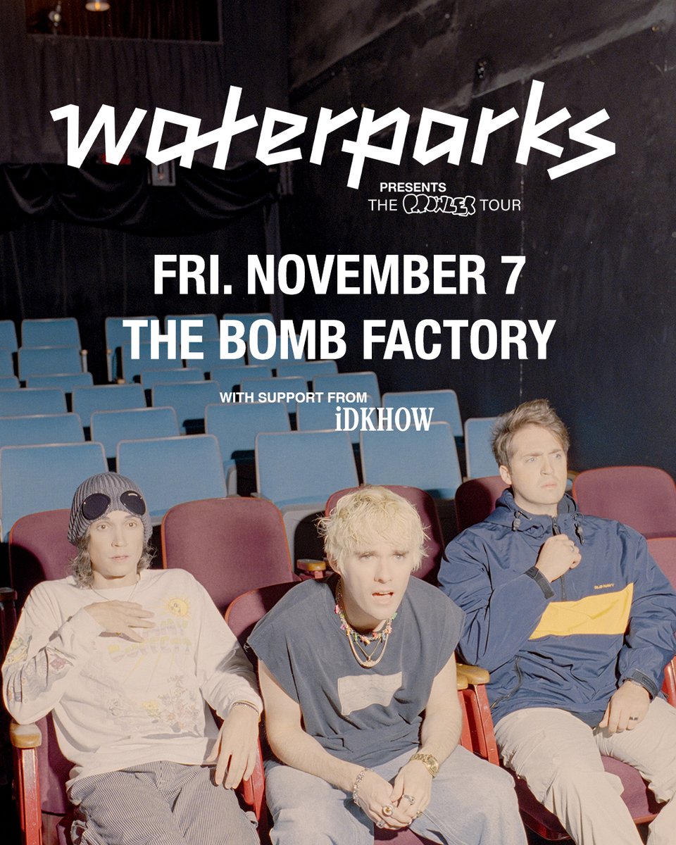 AEGPresentsSW's tweet image. 📣 JUST ANNOUNCED
@waterparks — DALLAS 📍 11/7 at @thebombfactorydallas
🎫 On sale: Fri. 7/25 at 10AM