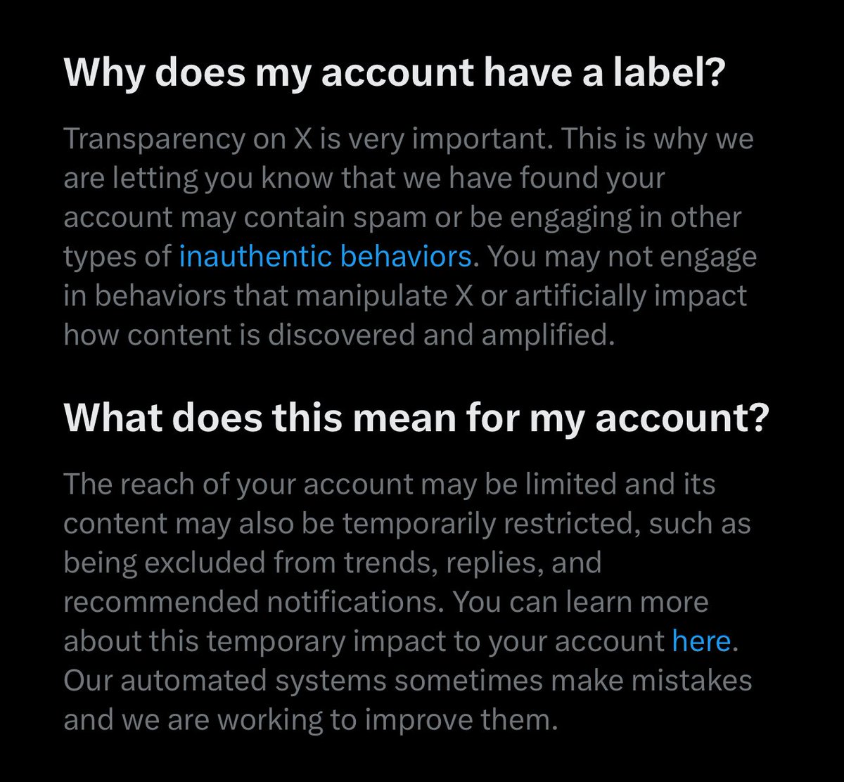 VetTx23's tweet image. So @X has labeled my account
Mind you, I had this account for 14 years (even paid). I live in the USA.
Then I spoke on Israel. No explanation
I have been shadow banned & now I’m labeled. My crime? 1A
@elonmusk @RealCandaceO @Villgecrazylady @RepThomasMassie @zei_squirrel