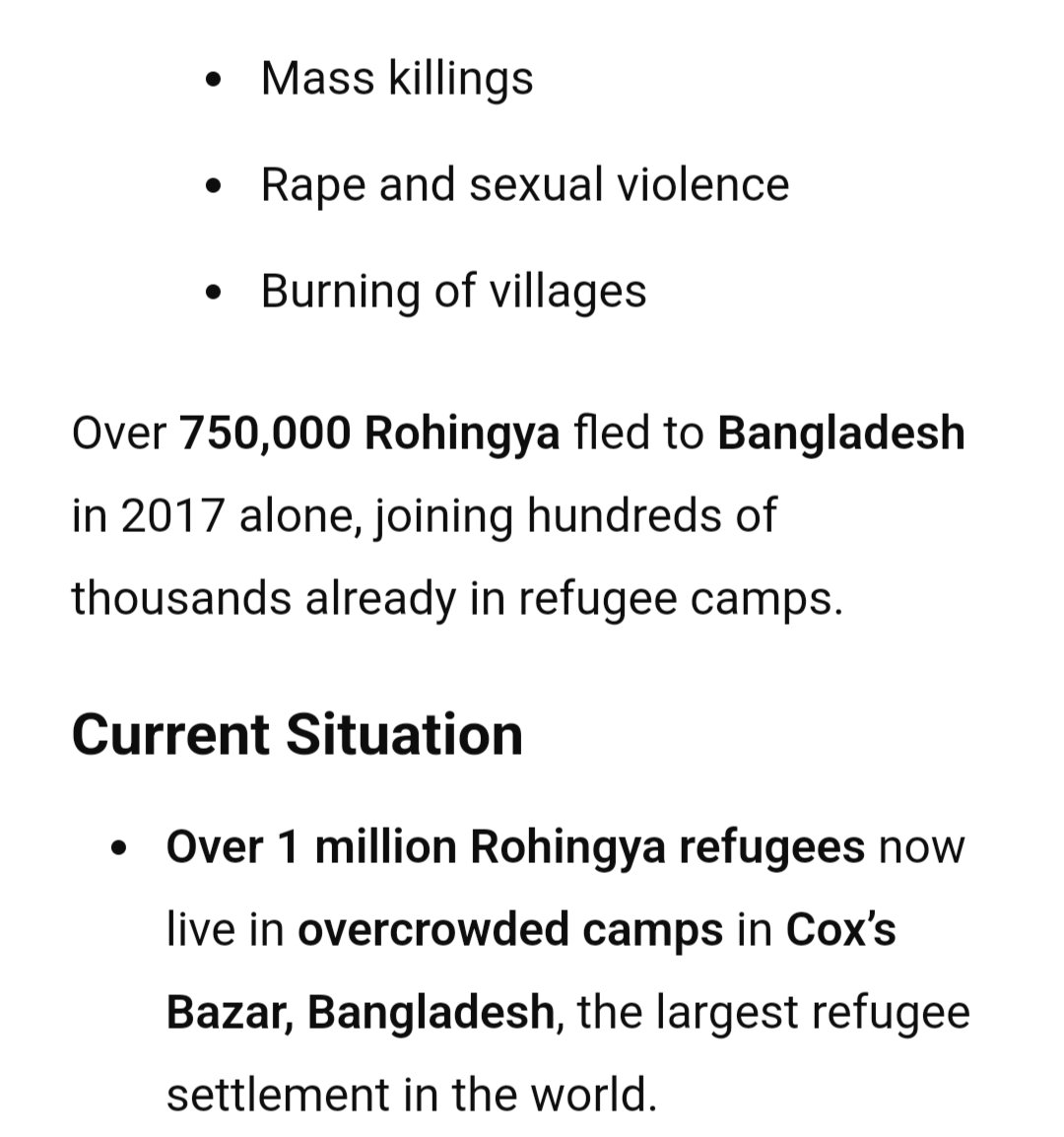 RohingyaRCP's tweet image. Who are the Rohingya?
Why did they become refugees? What is their current situation? Why do they need your support?
Donate link
gofund.me/31fdffba
Your support would be truly appreciated. Please take a moment to read below, and kindly share or help boost it. Thank you!