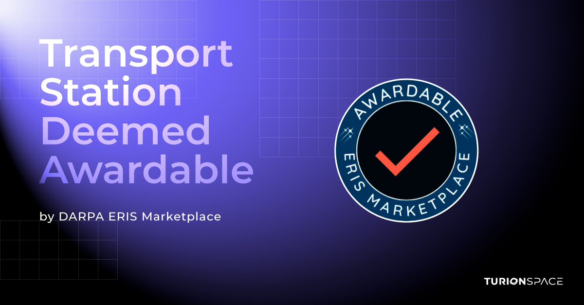 TurionSpace's tweet image. Need a ride to GEO? 🛰️
Turion’s Rapid Orbital Transfer + Servicing solution is now officially Awardable via DARPA ERIS Marketplace.
Vetted, validated, and ready to support critical DoD missions.
Gov customers → darpaconnect.us/eris
Press Release → turionspace.com/articles/turio……