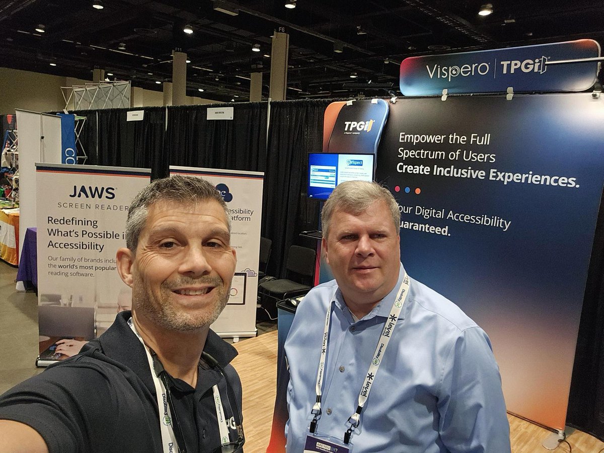 FreedomSci's tweet image. Last week we attended the Disability:IN Conference in Orlando! Highlights included JAWS for Kiosk demos, panels with David Sloan & Matt Ater, and great conversations on accessibility. Need help with kiosk accessibility? Connect with @TPGinteractive: hubs.ly/Q03y3s0y0