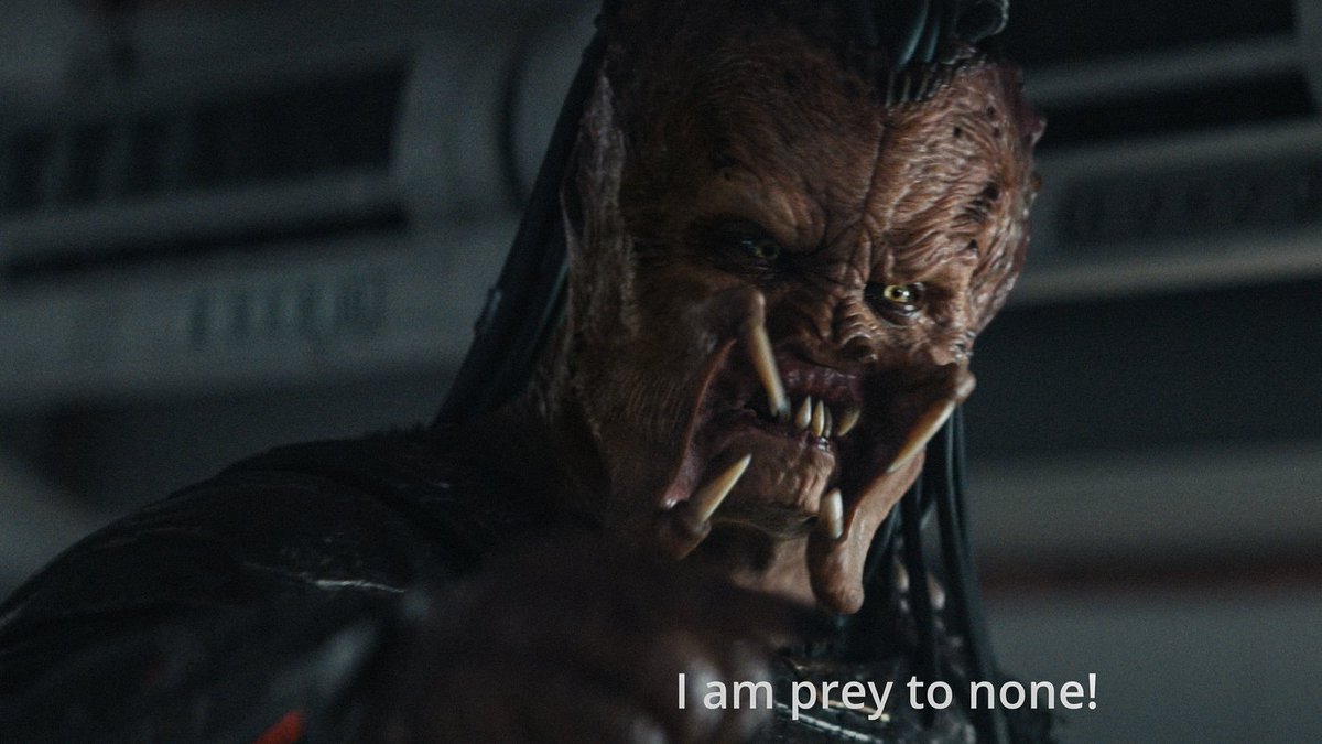 ChrisLikesDinos's tweet image. Some super HD ProRes screenshots from the #PredatorBadlands trailer.