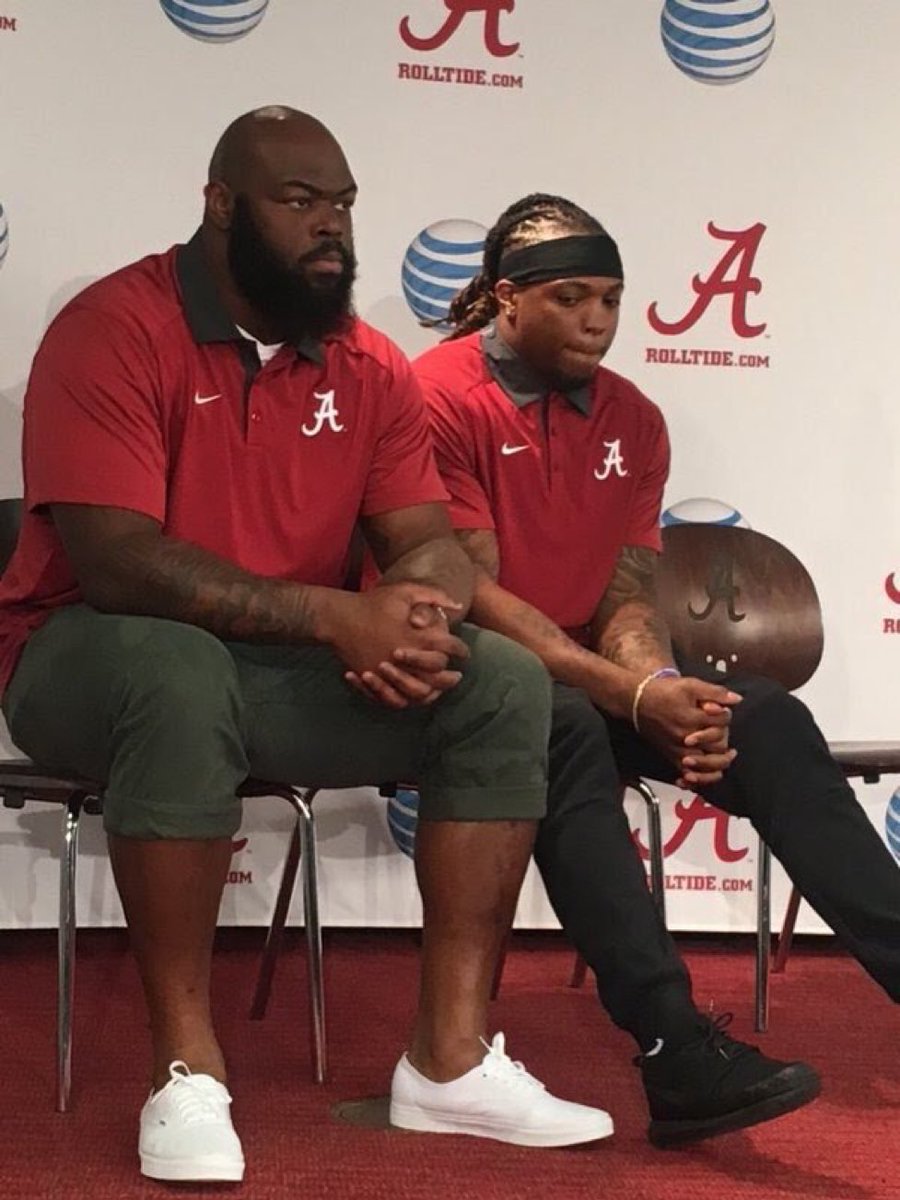 BryantDenny_UA's tweet image. Sometimes, I’ll just randomly think about A’Shawn Robinson making Derrick Henry look like an elementary student.