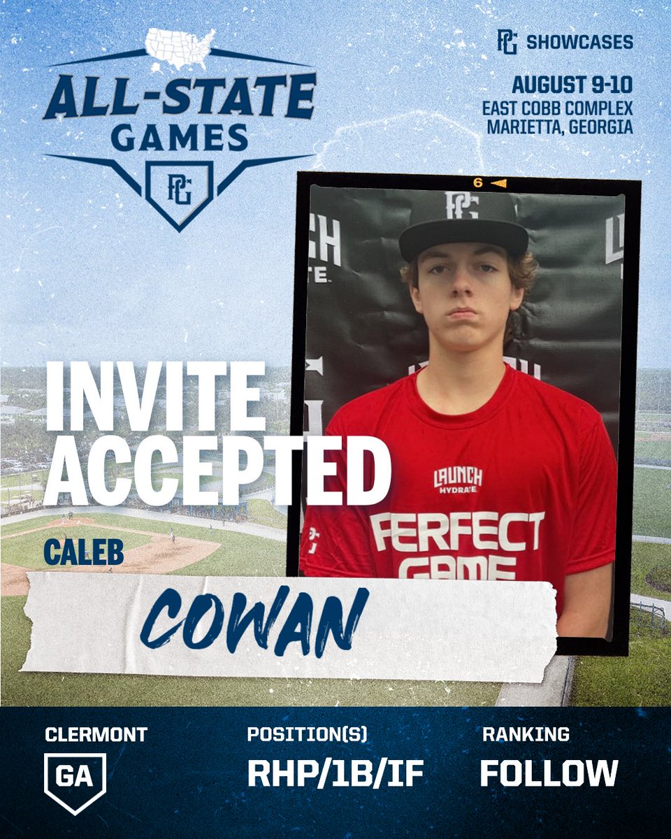 PG_Georgia's tweet image. 🚨INVITE ACCEPTED🚨
Caleb Cowan (GA) has accepted his invitation to head to the 2025 PG Southeast All-State Games in Marietta, GA! 🔥
@PGShowcases @PerfectGameUSA