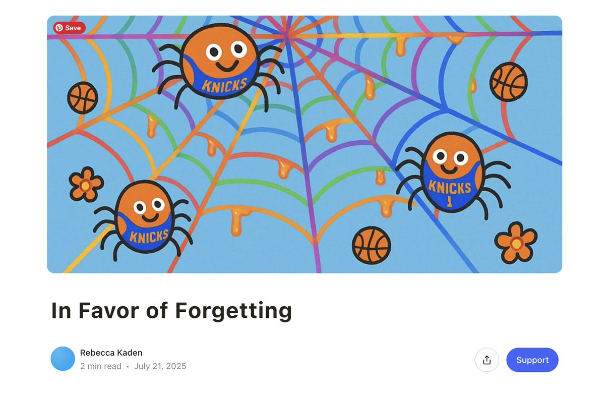 I couldn't get ChatGPT to stop infiltrating every answer with the Knicks after I told it to remember that my son was a fan--and it has me thinking about not only the role of memory in AI but also the role of forgetting. 

Maybe the best AI memories won’t be flawless databases.