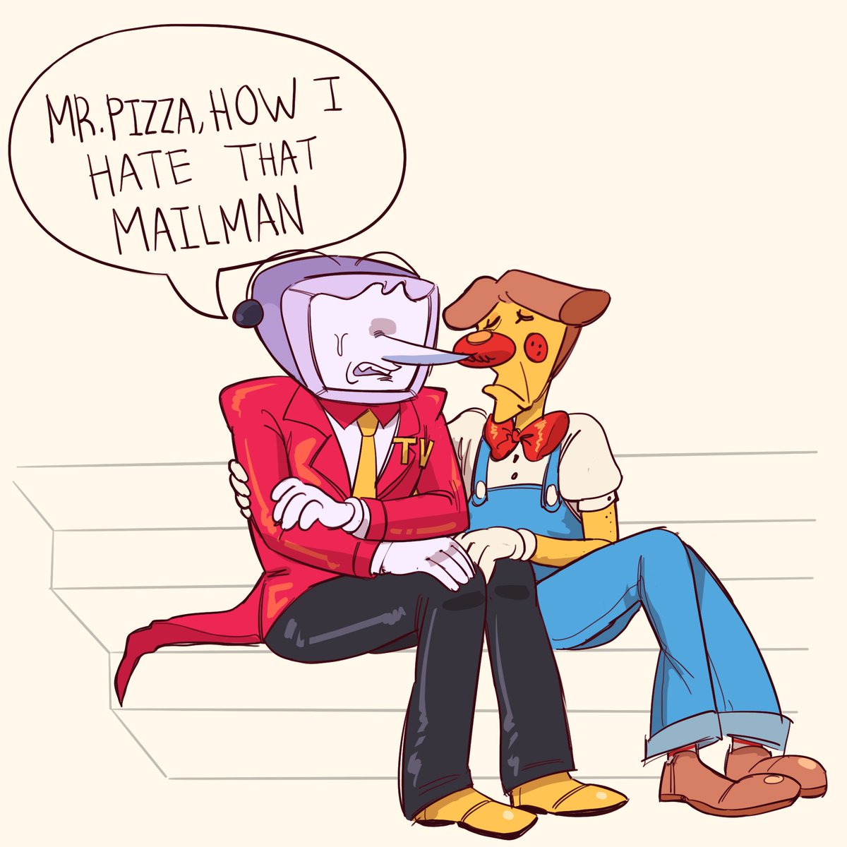 Saladshi's tweet photo. crossover slop
#deltarune #pizzatower https://t.co/tiVe3MpLxe