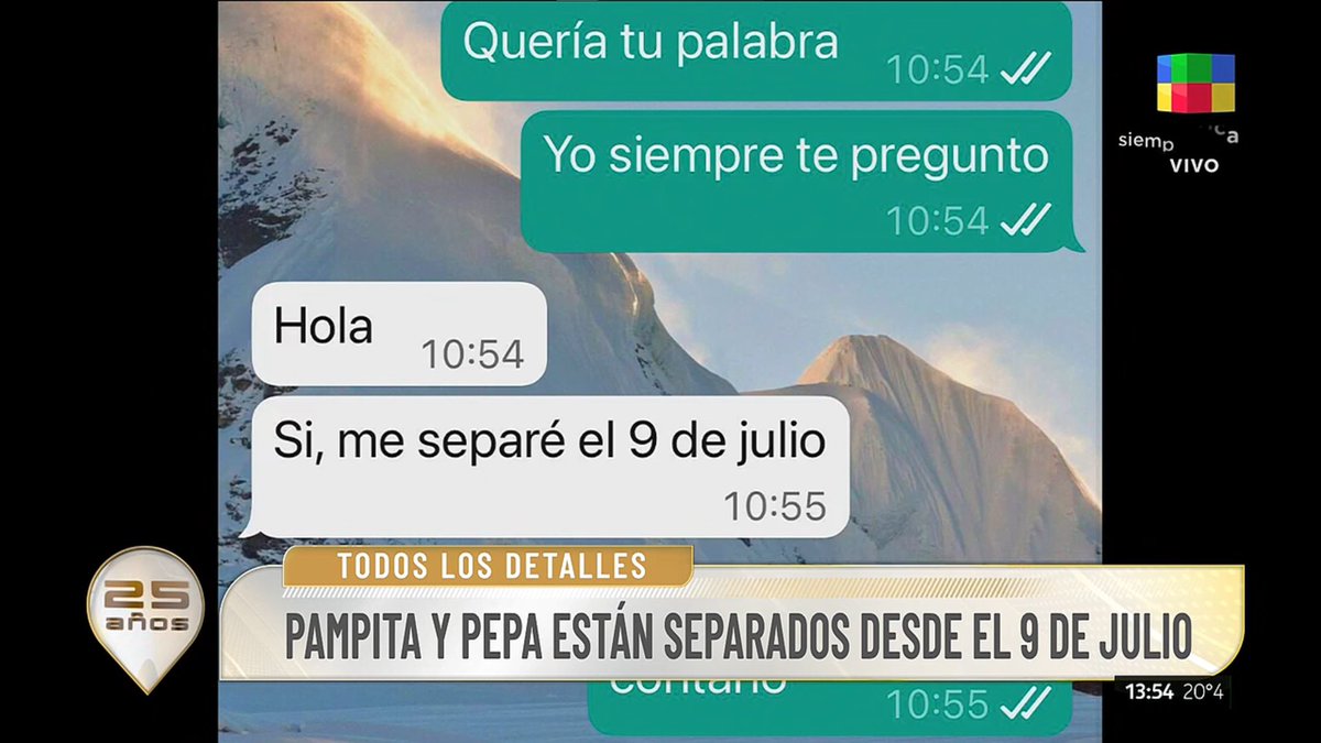 UsuarioZer0's tweet image. Paula Varela cuenta en #Intrusos que ella 𝙮𝙖 𝙨𝙖𝙗í𝙖 𝙙𝙚 𝙖𝙣𝙩𝙚𝙨 lo de la separación de Pampita pero que lo contó primero @gusta_mendez.
El chat de Paula Varela y Pampita es de las 10:54 de hoy😂