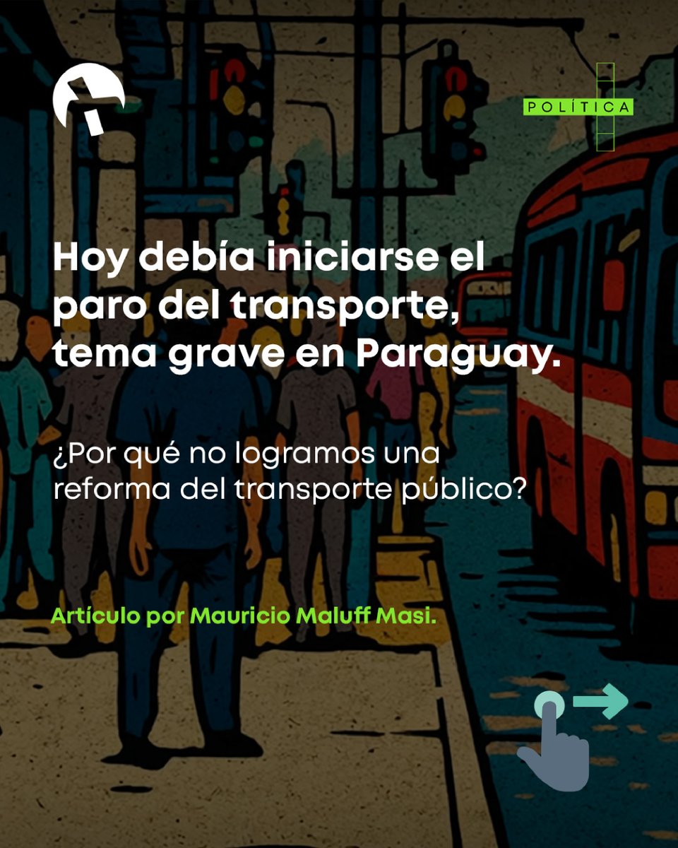 Hoy debía iniciarse el paro del transporte, reflejando la crisis de un sistema precarizado y financiado con deuda. ¿Por qué no logramos una reforma del transporte? 🤔