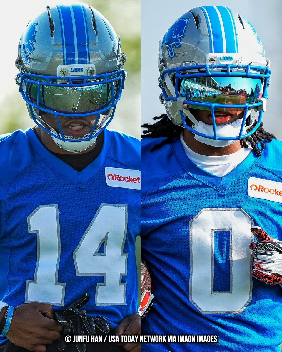 woodwardsports's tweet photo. Amon-Ra St. Brown &amp; Jahmyr Gibbs Training Camp Drip https://t.co/IvMkJHIwvI