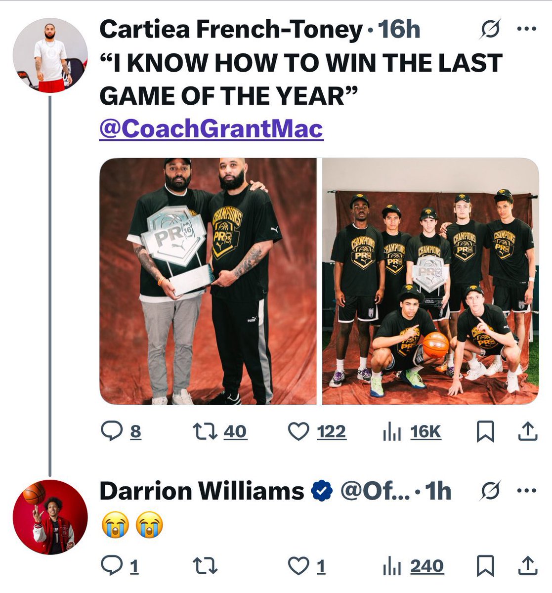 barstoolttu's tweet image. This is funny coming from someone who blew the Florida game. If he makes any of his free throws we prob go to the Final Four. I pray to god we see NC State This year.