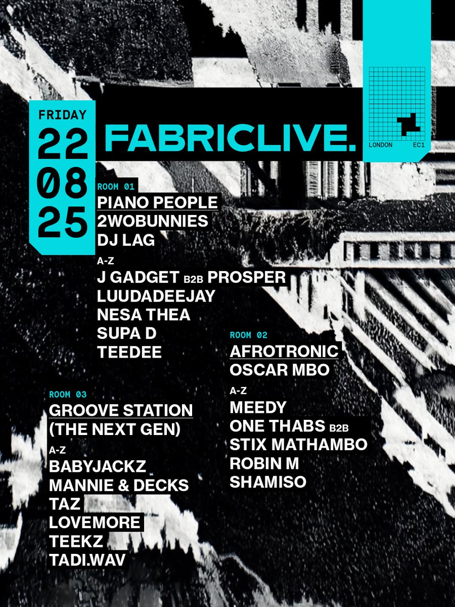 fabriclondon's tweet photo. Coming soon at fabric
#fabriclive #fabriclondon #pianopeople https://t.co/0kyELPOSyZ