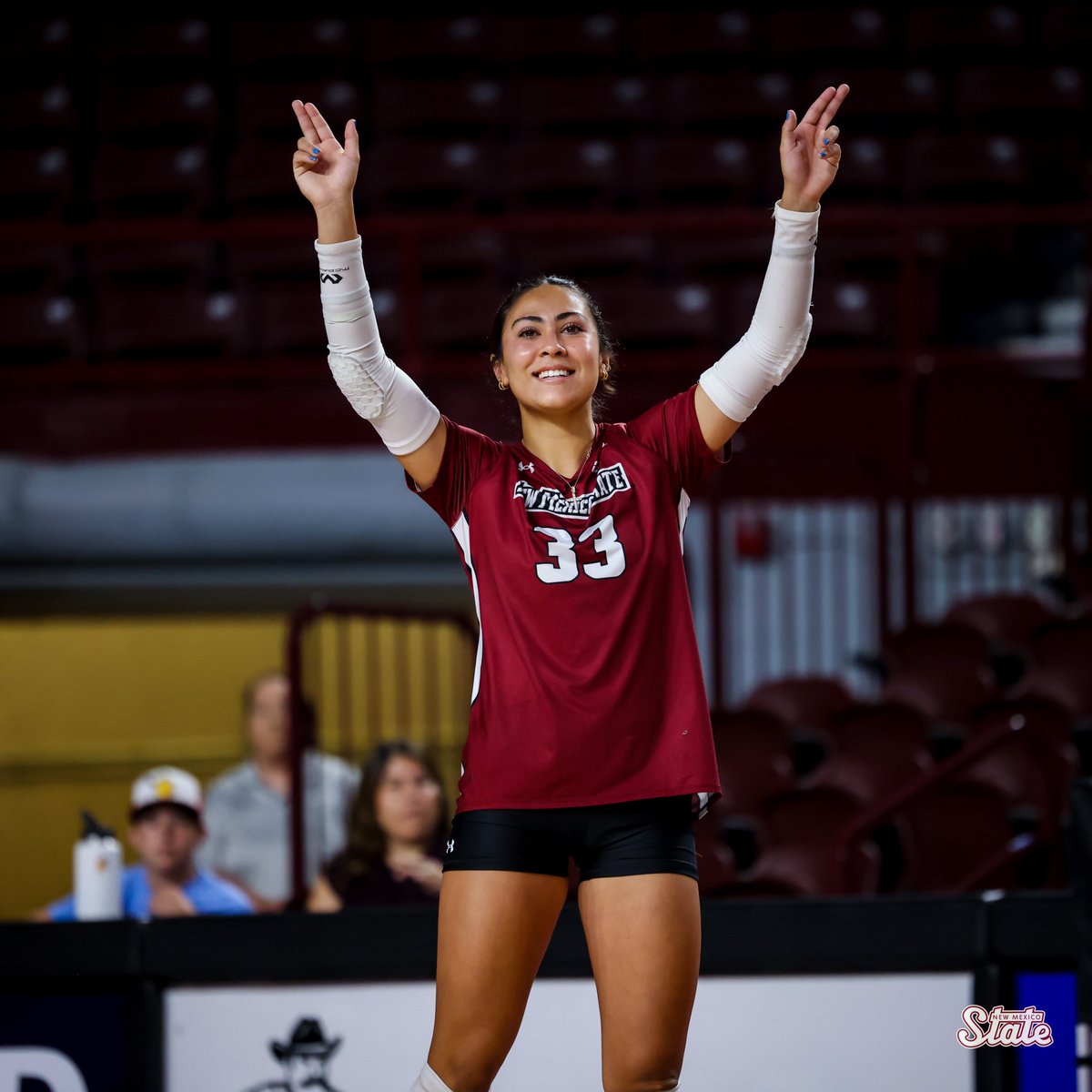 NMStateVBall's tweet image. Aggie Nation, letโs show @RilenGarcia some love on her BIRTHDAY! ๐ฅณ
Hope you have a ๐ฐ๐ธ๐ต๐ญ๐ฎ๐ท day, Rilen๐ซฐ
#AggieUp