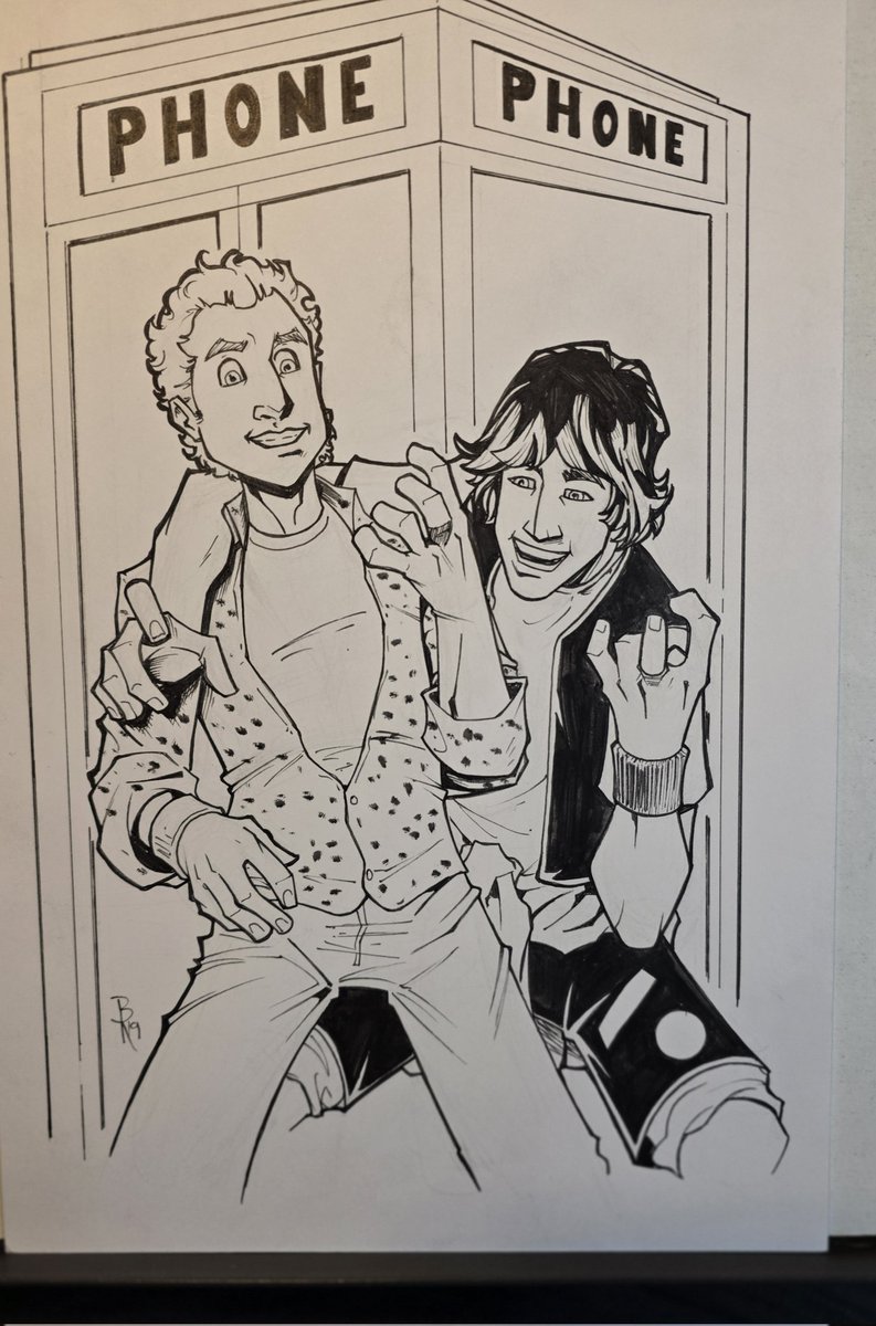 Sketch51Comics's tweet image. I kroger art from a few years ago. Did a bunch of 80s movies in the bunch. Will be posting all of them a little at a time.#comicsgate #8osmovies #Goonies #Breakfastclub #BillandTed