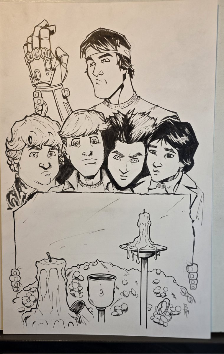 Sketch51Comics's tweet image. I kroger art from a few years ago. Did a bunch of 80s movies in the bunch. Will be posting all of them a little at a time.#comicsgate #8osmovies #Goonies #Breakfastclub #BillandTed